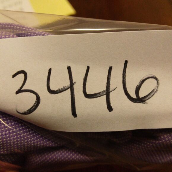 Footjoy FJ golf polo shirt Men's M Medium Short Sleeve purple collared polyester - Picture 8 of 8